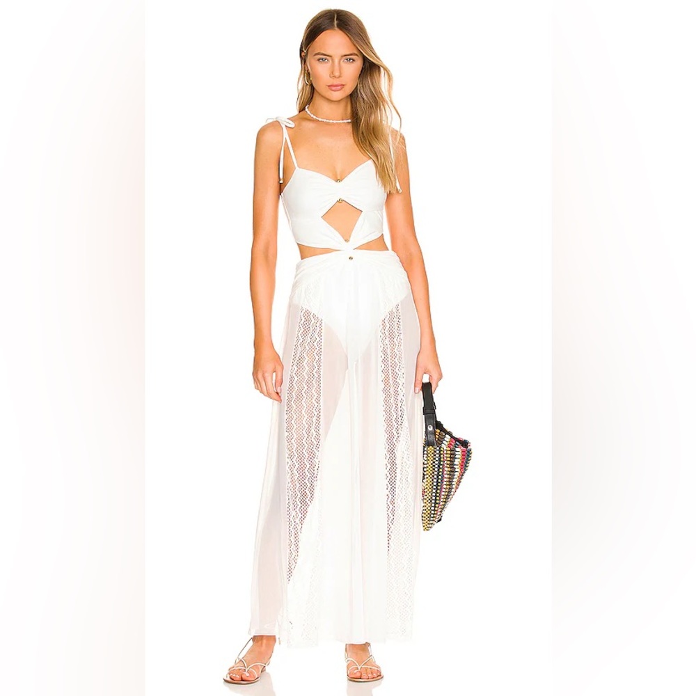 NWT PatBo White Swim Cover Dress